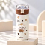 HSCUP 380ml Kids Stainless Steel Vacuum Bottle – Cute & Leak-Proof - Image 2