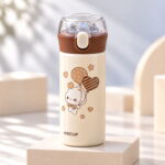 HSCUP 380ml Kids Stainless Steel Vacuum Bottle – Cute & Leak-Proof - Image 3